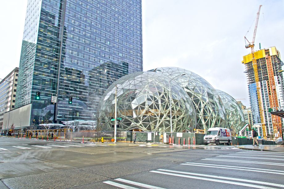 Amazon's new headquarters in seattle.